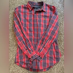 U.S. Polo Assn. Red and Blue Checkered Shirt